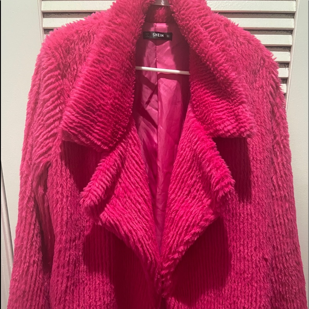 Pink fury jacket